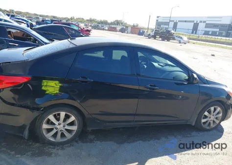 2014 Hyundai Accent Gls из США, поврежденный, VIN KMHCU4AEXEU771385